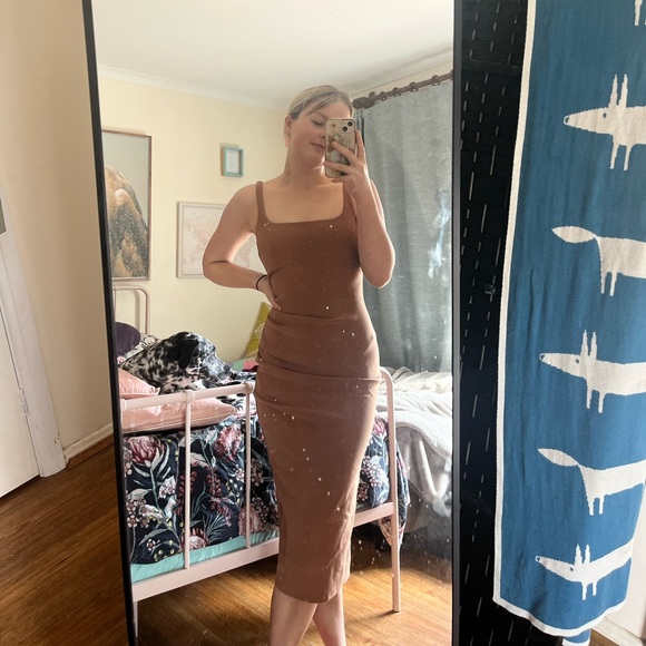 Bec & Bridge Dresses & Skirts - Bec and bridge Karina tuck in chocolate